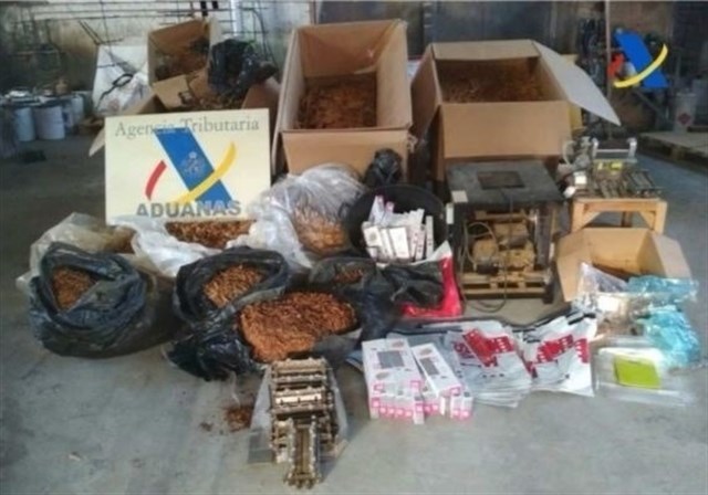 Intervenidos 300 kilos de picadura de tabaco de contrabando en Murcia