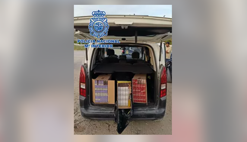 Así ha sido perseguido un contrabandista en Jerez con 1.500 cajetillas de tabaco