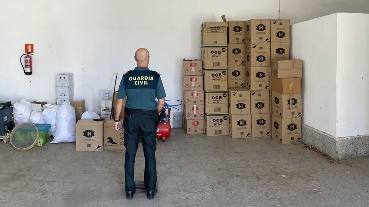 La Guardia Civil desmantela una nueva fábrica clandestina de tabaco